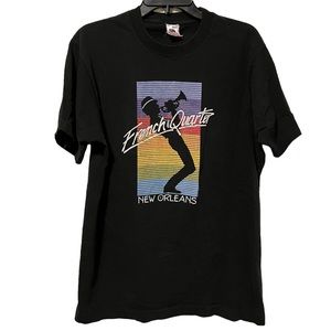 Vintage New Orleans French Quarter Jazz Single Stitch Tee